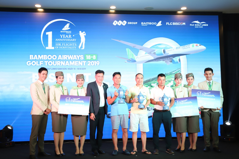 Bamboo Airways 18/8 Golf Tournament 2019: Golfer Đỗ Ngọc Quang – CEO BuCA đạt giải Nhất bảng B tại ngày thi đấu thứ 2