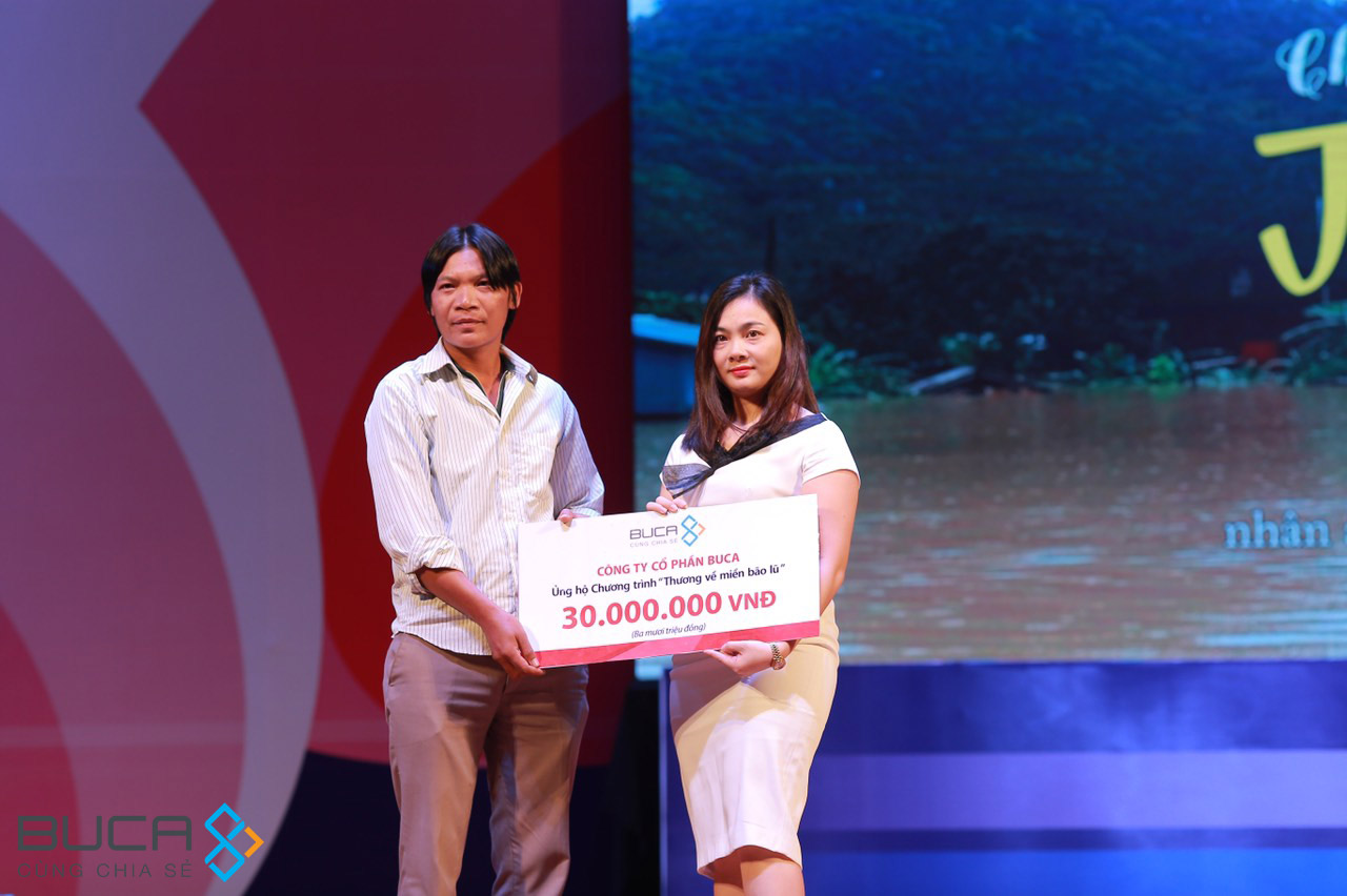 BuCA ủng hộ 30 triệu đồng ủng hộ đồng bào bị lũ lụt tỉnh Quảng Bình